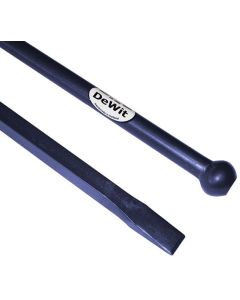 De Wit Stootijzer 180x2,8cm - onderstuk 100cm vierkant - met knop en beitel