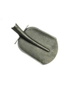 Bats Drents model gehard/getrommeld half gebogen met voetjes - maat 000 - zonder steel