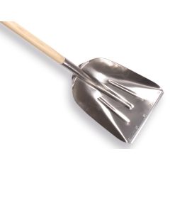 Offner Graanschop alu gehard met strip en lange steel 130cm