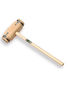 Sleg hout Fries model met ovale steel 100cm extra zwaar