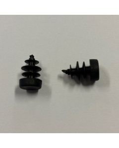 Inslagdop GL rond - 10mm 0,80/1,50 - zwart - 10 stuks