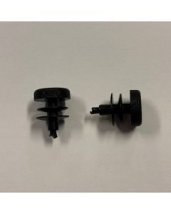 Inslagdop GL rond - 12mm 0,80/2,00 - zwart - 10 stuks