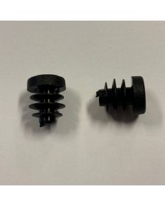 Inslagdop GL rond - 13mm 0,80/2,00 - zwart - 10 stuks