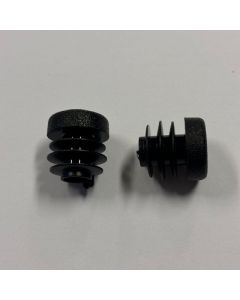 Inslagdop GL rond - 16mm 0,80/2,00 - zwart - 10 stuks