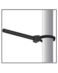 Tie wraps / Kabelbinders wit 3,6x150mm - 100 stuks