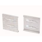 Kantopsluiting Eindverbindingsclip Alu Edge PRO zilver 10,2cm