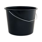 Bouwemmer 12L zwart