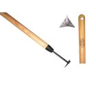 De Wit Tegelritzer met essen steel 140cm