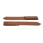 Kantopsluiting Eindverbindingsclip Corten staal ongecoat 30,5cm