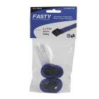Fasty 155 Sjorbanden blauw 20mm x 0,5m - 300kg - 2st