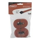 Fasty 157 Sjorbanden rood 20mm x 2,0m - 300kg - 2st
