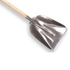 Offner Graanschop alu gehard met strip en lange steel 130cm