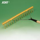 JOST Hooihark kunststof 16T recht met egaliseerstrip met steel