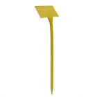 Plaatetiket Rechthoekig BM 35cm 6,5x10cm schuin - 50st geel