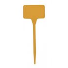 Plaatetiketten Rechthoekig C 15cm 3,5x5,5cm recht - 100st geel
