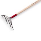 Fiskars Classic Rozenhark geharde metalen tanden met steel