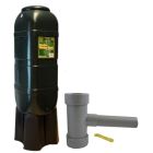 Ward Slimline regenton 100L kunststof groen Compleet