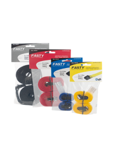 Fasty sjorbanden set 2 stuks - 50 cm - 100 cm - 200 cm - 300 cm