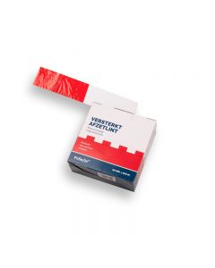 Afzetband Markeringsband 500mx8cm versterkt  rood/wit