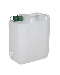 Jerrycan voor water met kraan wit 35L