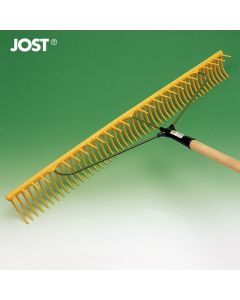 JOST Gras-/Egaliseerhark 48T gebogen 24T haaks 94cm - met steel