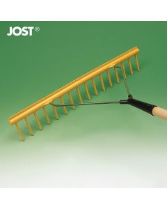 JOST Hooihark kunststof 16T recht met egaliseerstrip - met steel