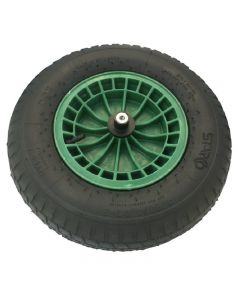 Kruiwagen Wiel compleet 4Ply band as 13 cm